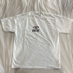 Rhude White Graphic Tee Size XL